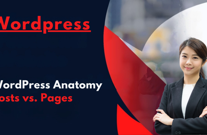 WordPress Anatomy: Posts vs. Pages