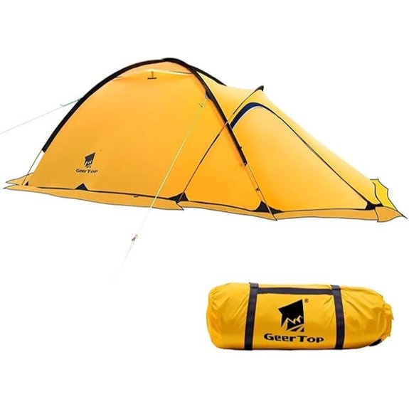 Geertop Portable 2-Person 4-Season Tent for Camping